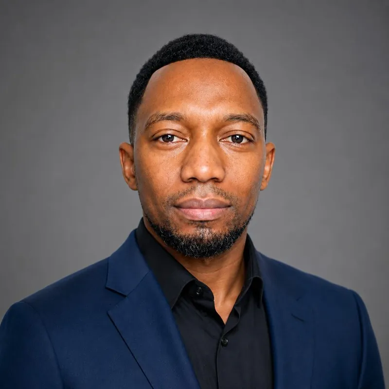 Retrato de Abdoul Diallo, fundador de AiguelWeb